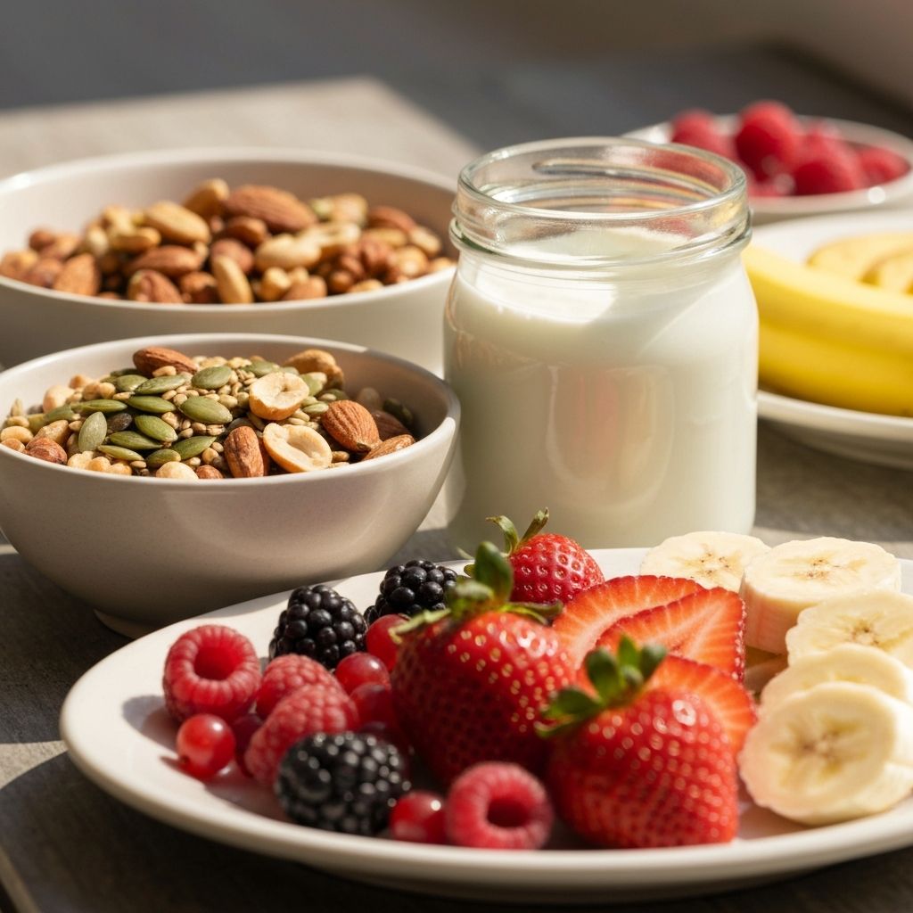 Terveelliset välipalaiset ja kevyemmät ruoat