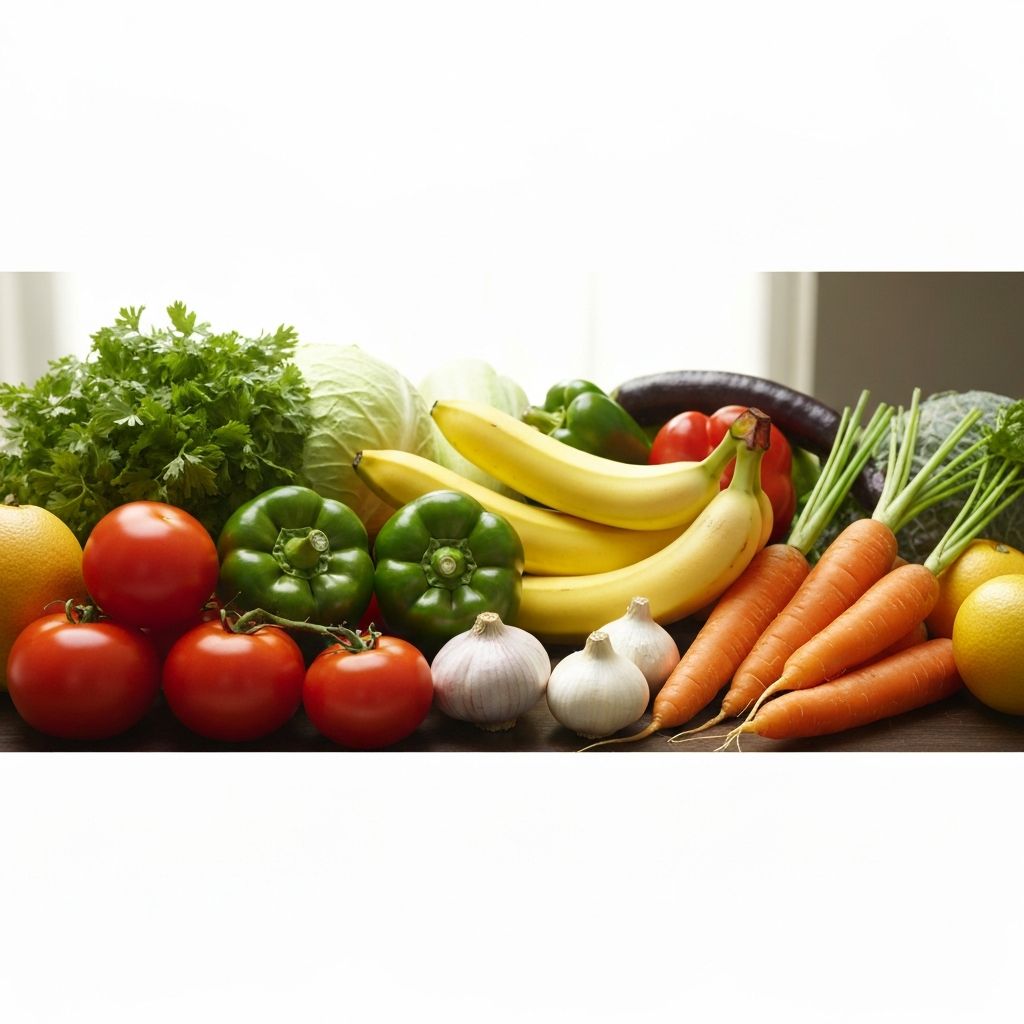 Kasvikset ja hedelmät - vitamiinit ja mineraalit